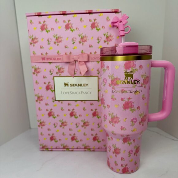 LoveShackFancy x Stanley Quencher H2.0 Flowstate Tumbler - 40oz - Ibiza Sunset - Picture 1 of 5